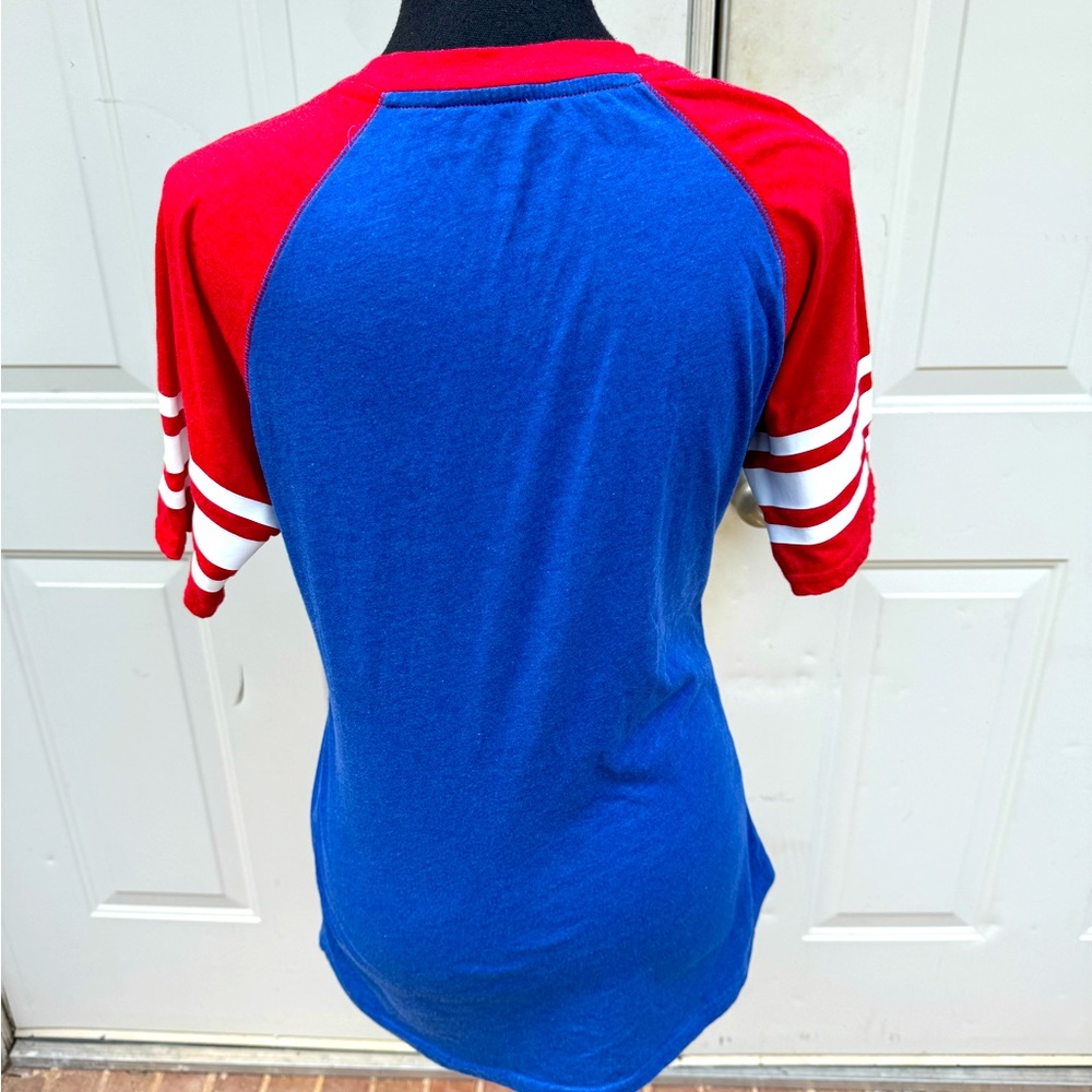 Carl Banks, Texas Rangers, V-neck, Short Sleeve Shirt, Size Small - Picture 2 of 3